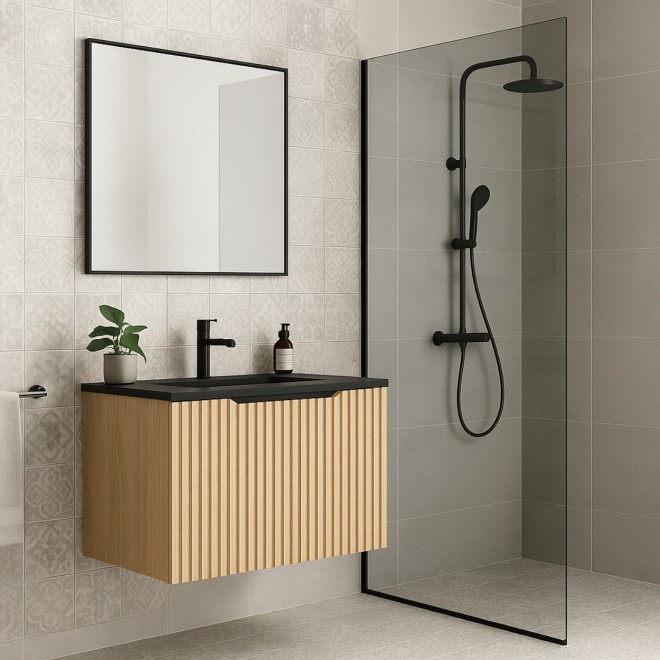 Wiesbaden Ribbella Badmeubel compleet 80cm